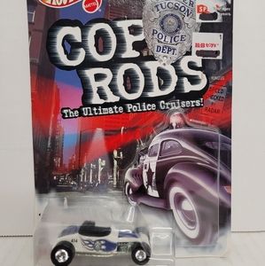 1999 Hot Wheels Cop Rods Series 2 Tuscan Police Department Track T